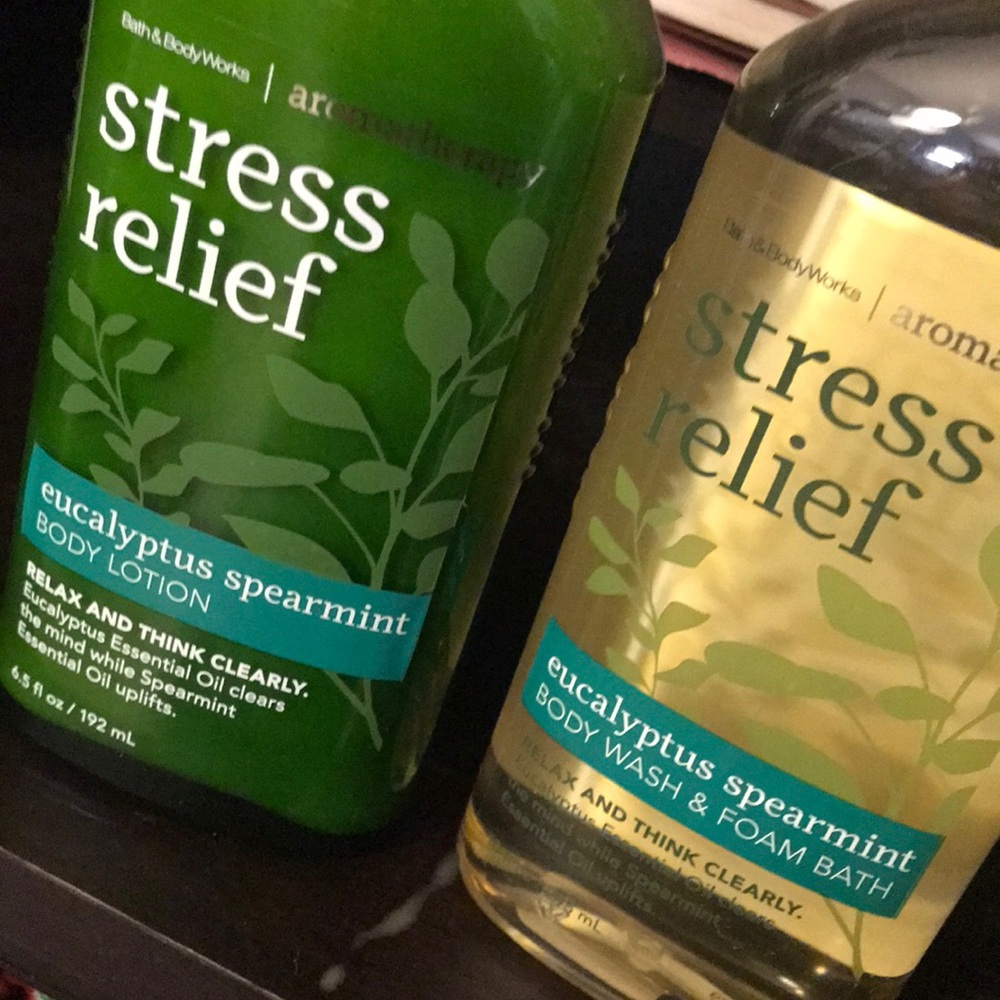 Stress Relief Lotion and body wash